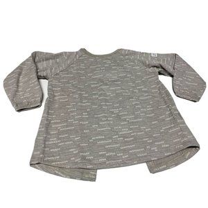Little Dumplings Better Bib Baby Shirt L Organic Cotton Jersey Taupe Unisex
